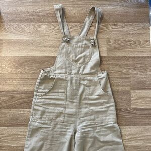 Beige Anthropologie Overalls - Petite